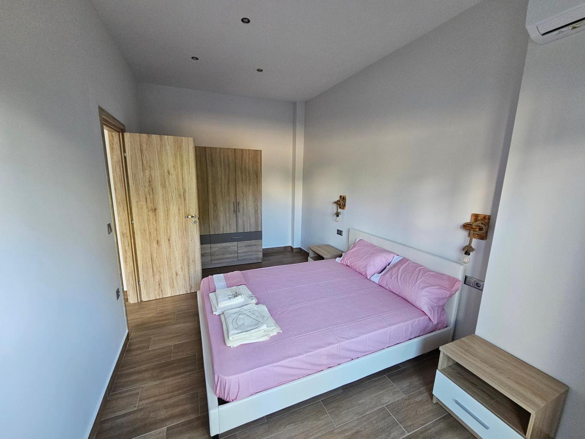 Cute Corner Apartment Khalkoutsion Bagian luar foto