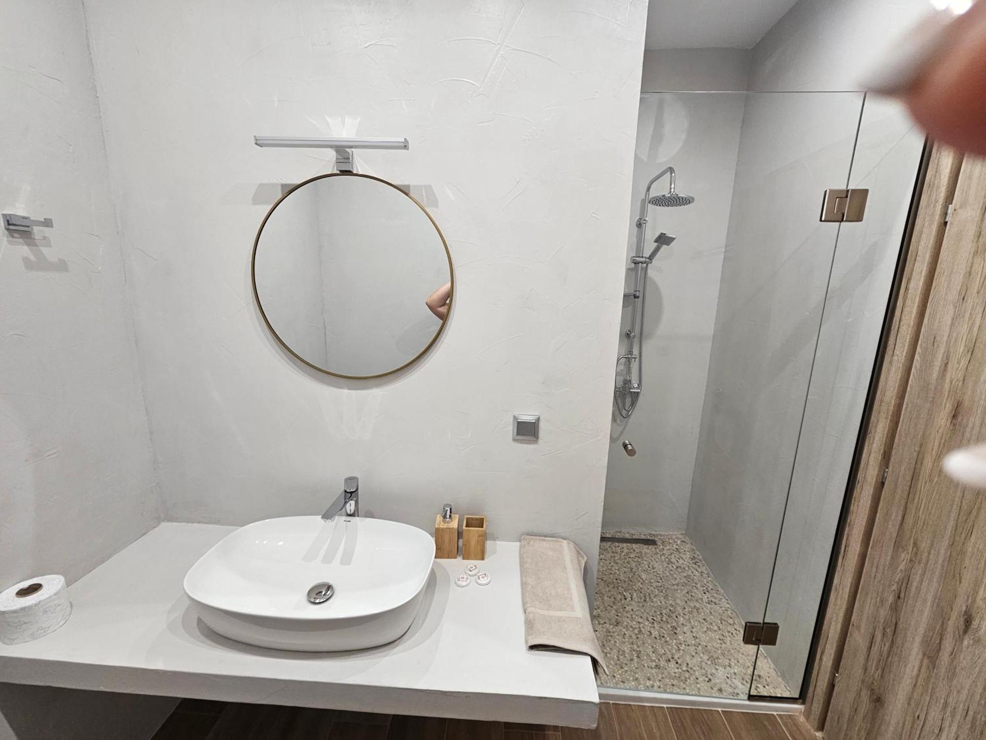 Cute Corner Apartment Khalkoutsion Bagian luar foto